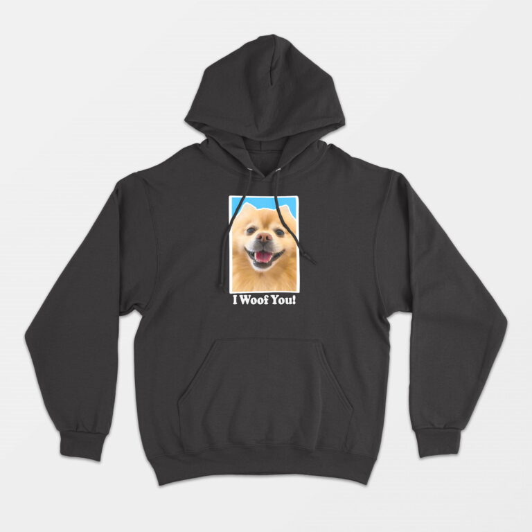 Bluza z kapturem "I WOOF YOU! Joystick" Pixie *ANIMALS*