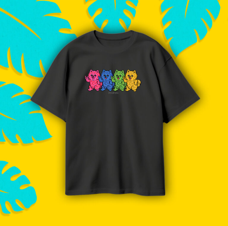 T-shirt "Panter Pomki" Oversize